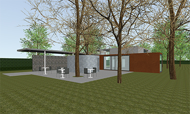 afbeelding Ontwerp kunstenpaviljoen HazArt
